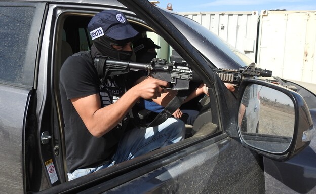 היחידה בפעולה (צילום: מג"ב, דוברות משטרת ישראל)