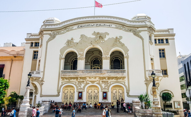 התיאטרון העירוני תוניס תוניסיה (צילום: Zabotnova Inna, shutterstock)