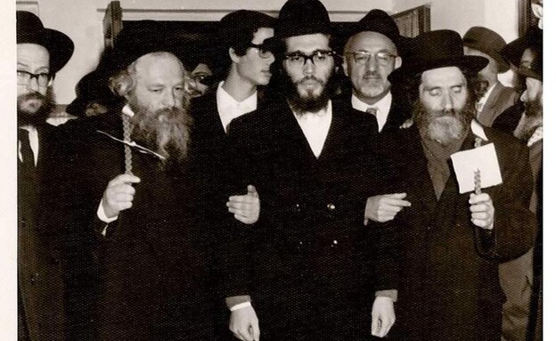 הרב חיים קניבסקי  בצעירותו  (צילום: קובי גדעון / לע"מ)