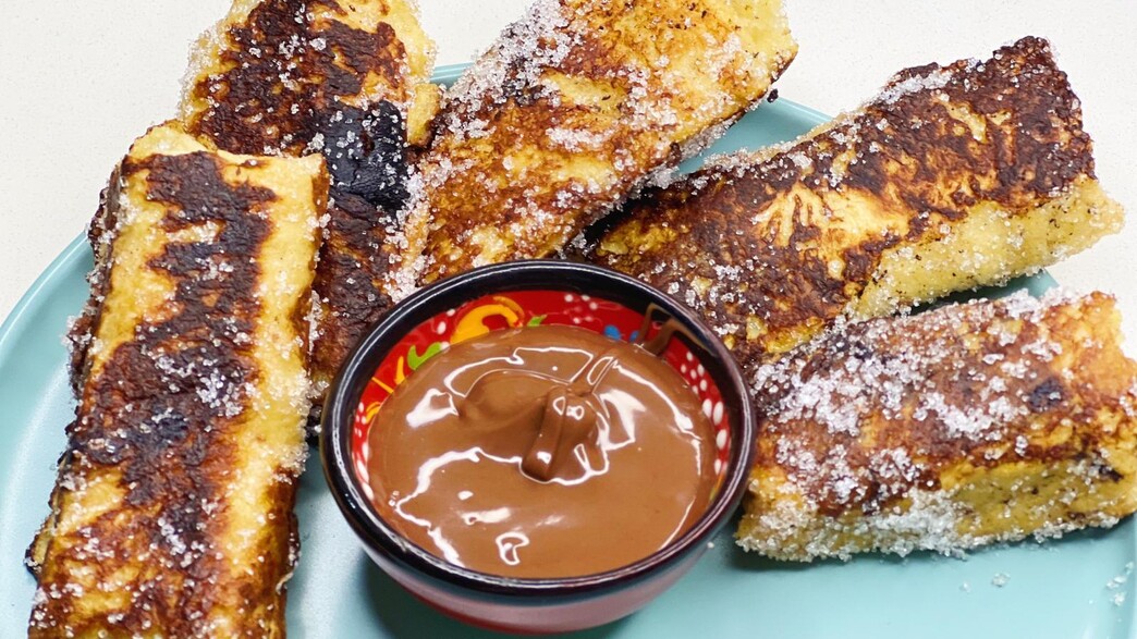 פרנץ' טוסט נוטלה מגולגל