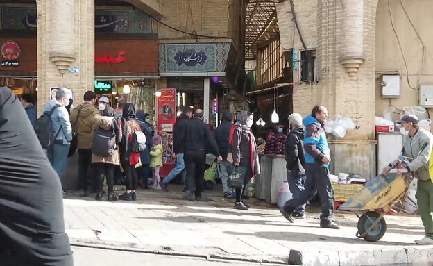 החיים בתוך טהרן, איראן (צילום: חדשות 12)