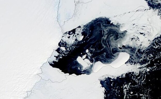 מדף הקרח Conger באנטארקטיקה קרס (צילום: CNN)