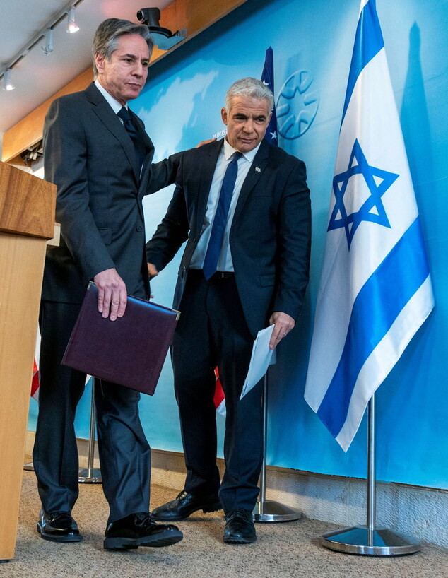 ביקור מזכיר המדינה האמריקני אנתוני בלינקן בישראל (צילום: רויטרס)