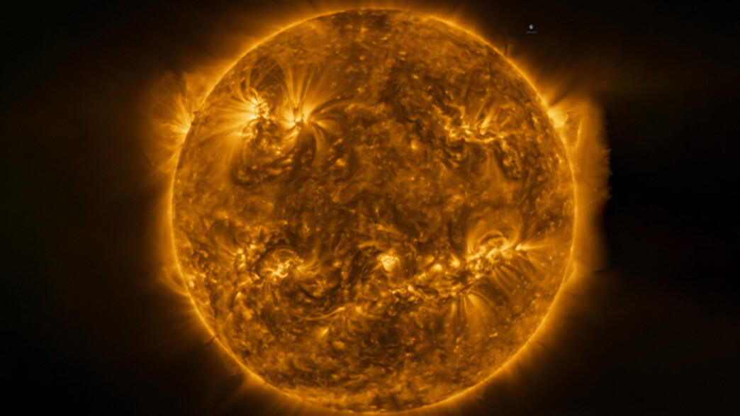 השמש ממרחק 75 מיליון ק"מ