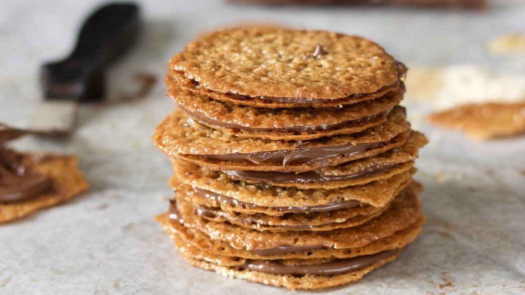 עוגיות שקדים וקוקוס דקיקות 