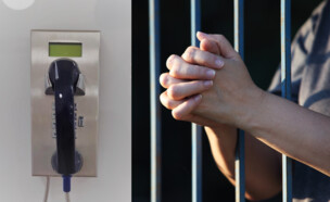 הטלפון החדש של האסירים בכלא (צילום: Shutterstock, sakhorn/ בזק בינלאומי)