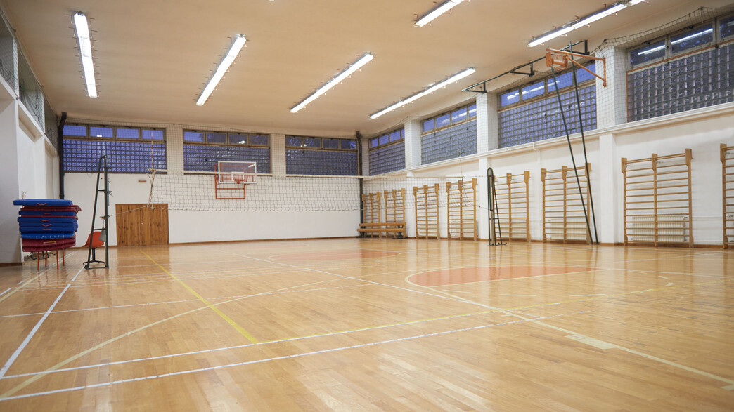 אולם ספורט בבית ספר, אילוסטרציה