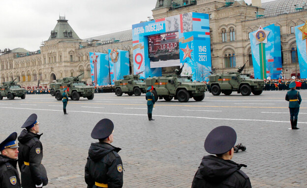 מצעד יום הניצחון במוסקבה (צילום: Wang Xiujun, China News Service, getty images)