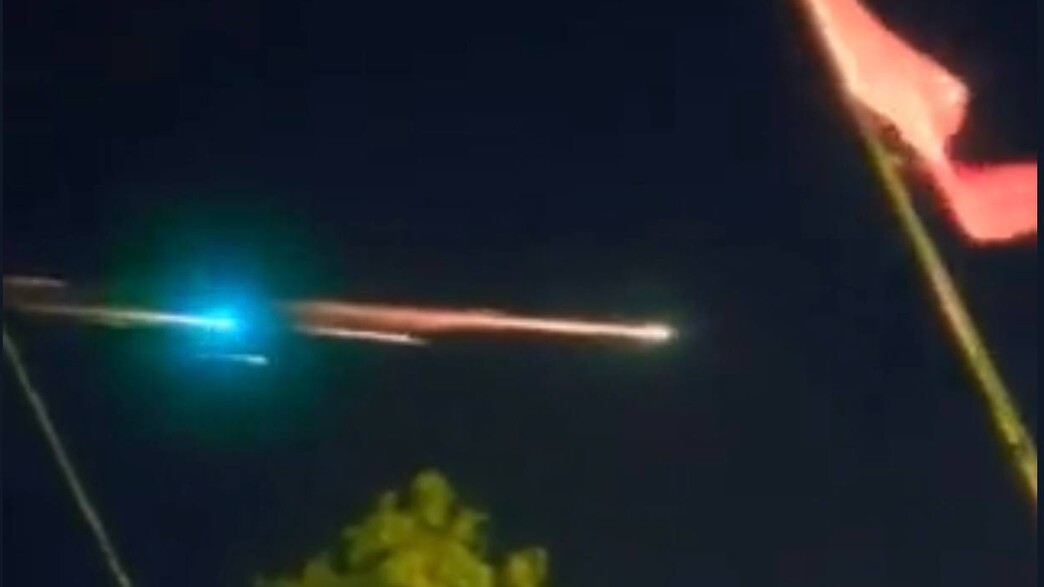 "גשם מטאורים" בשמי הודו