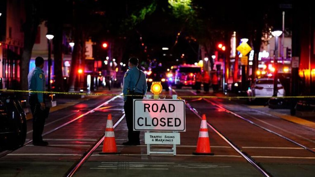 זירת אירוע ירי בסקרמנטו שבארה"ב זירת אירוע ירי בסקרמנטו שבארה"ב