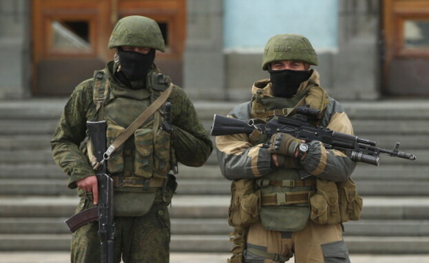 חיילים רוסים (צילום: Sean Gallup/Getty Images)