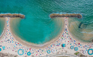 חוף אשקלון (צילום: אדי ישראל, פלאש 90)