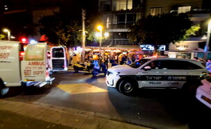 זירת פיגוע הירי ברחוב דיזנגוף בתל אביב
