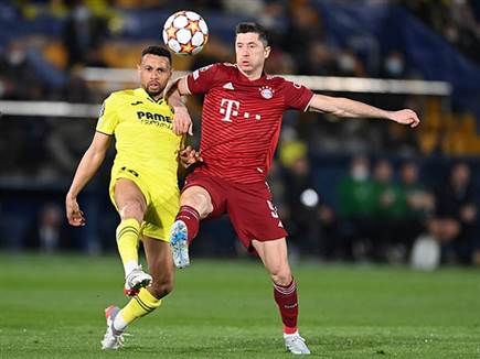 רוברט לבנדובסקי. לא הורגש כלל הערב בסראמיקה (GETTY)