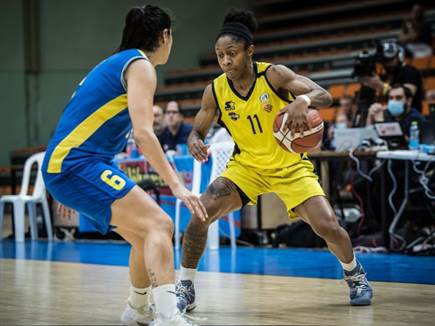 הכוכבת של רמלה במשחקים האחרונים. דיינג'ר (קרדיט: מנהלת ליגת העל לנשים בכדורסל)