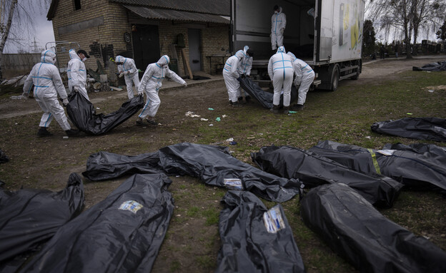 בוצ'ה אוקראינה (צילום: AP Photo/Rodrigo Abd)