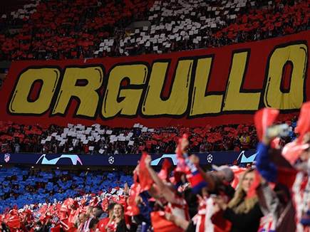 "גאווה". אוהדי אתלטיקו מראים נאמנות לקבוצתם (Getty)