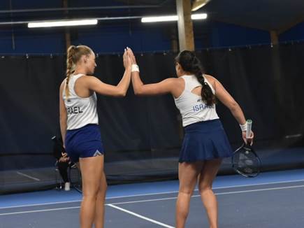 גלושקו וקמחי (קרדיט: עפרה פרידמן, איגוד הטניס)