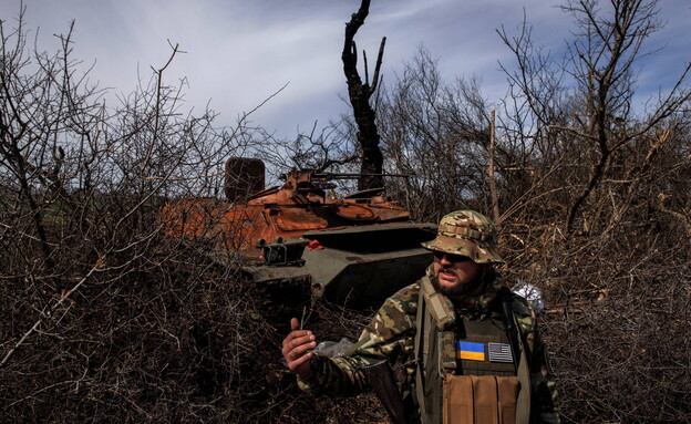 לוחם בצבא אוקראינה (צילום: reuters)