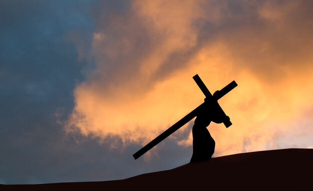 ישו בדרך הייסורים (צילום: stock photo, getty images)