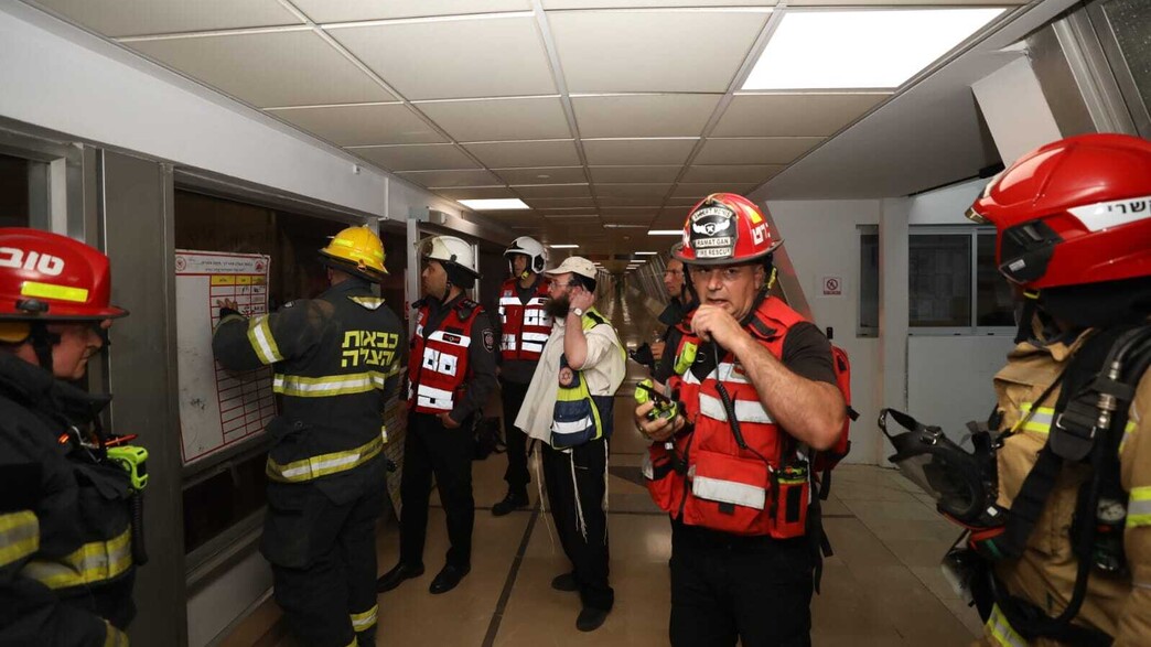 שריפה בבית החולים שיבא תל השומר שריפה בבית החולים שיבא תל השומר