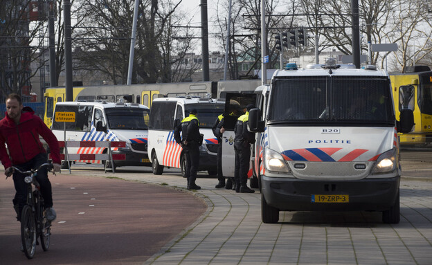 משטרת אוטרכט, הולנד (צילום: ap)