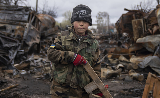 מלחמת רוסיה-אוקראינה (צילום: Evgeniy Maloletka, AP)
