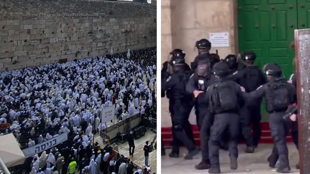 ברכת הכוהנים בכותל, מהומות בהר הבית