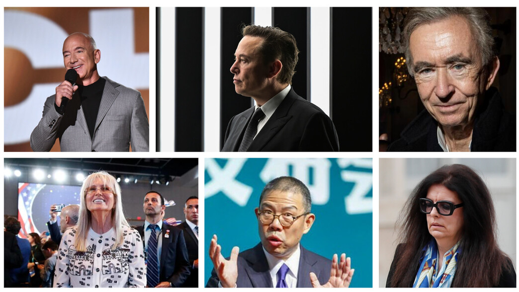 האנשים העשירים ביותר בעולם - 2022 (צילום: AP, Getty Images)