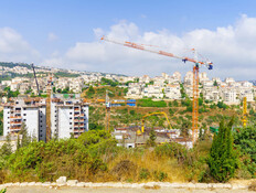 אתר בנייה בשכונת נווה שאנן בחיפה