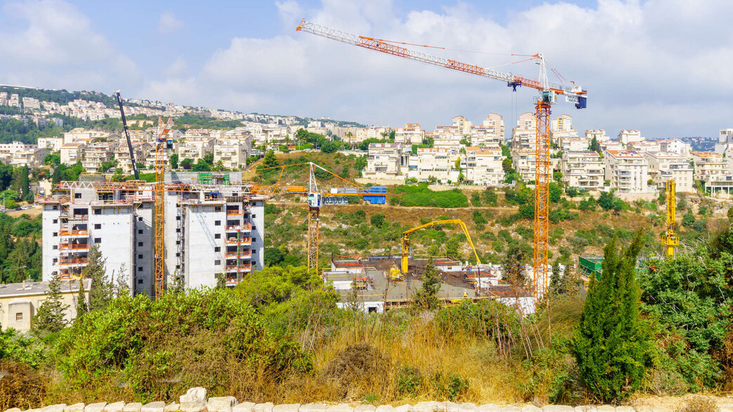 אתר בנייה בשכונת נווה שאנן בחיפה אתר בנייה בשכונת נווה שאנן בחיפה