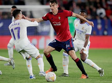 הגנת ריאל. המדרידאים חגגו פעמיים היום (Getty)