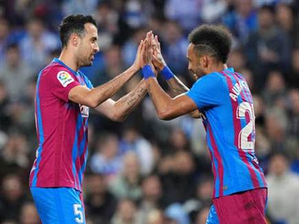 שער תשיעי ב-11 משחקי ליגה. אובמיאנג (GETTY)