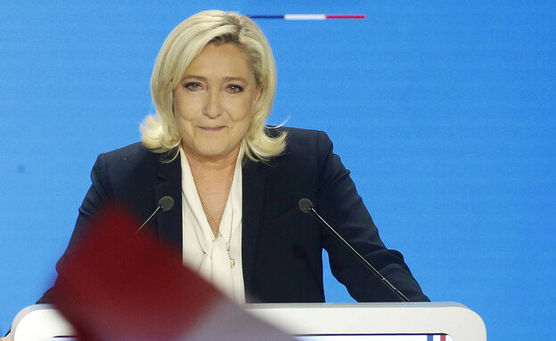 Marin Le Pen in the post-election French election loss (Photo: Thierry Chesnot / Getty Images)