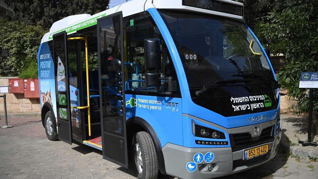 המיניבוס החשמלי הראשון בישראל המיניבוס החשמלי הראשון בישראל