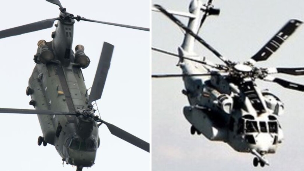 הצ'ינוק של בואינג וה-K של לוקהיד סיקורסקי הצ'ינוק של בואינג וה-K של לוקהיד סיקורסקי