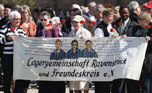  אירוע לציון 65 שנה לשחרור מחנה רוונסבריק, 2010 (צילום: Andreas Rentz, GettyImages)