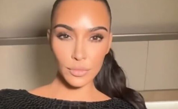 קים קרדשיאן בטיקטוק (צילום: טיקטוק @kimkardashian)