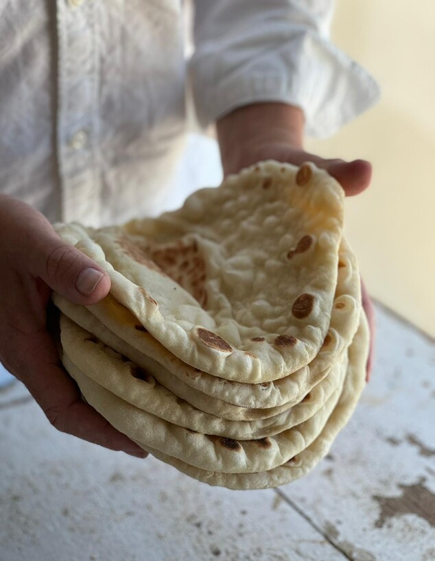 לאפות של קרן אגם (צילום: קרן אגם, mako אוכל)