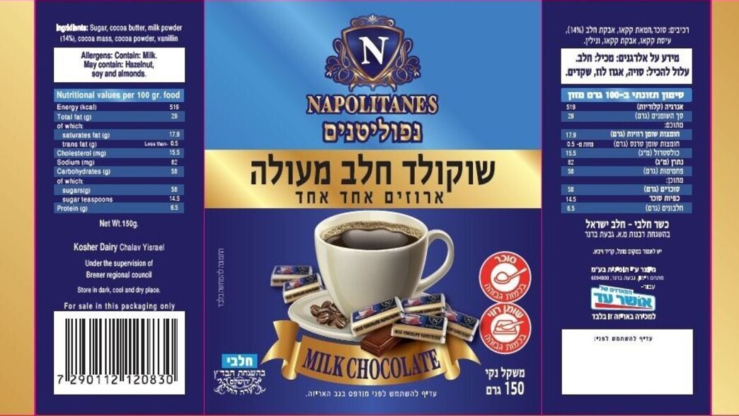 חברת תופינית בע"מ מבצעת ריקול למוצריה חברת תופינית בע"מ מבצעת ריקול למוצריה