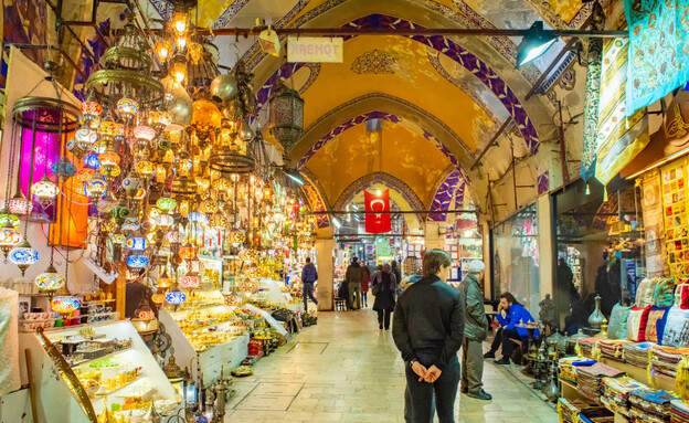השוק באיסטנבול, טורקיה (צילום: 123rf)