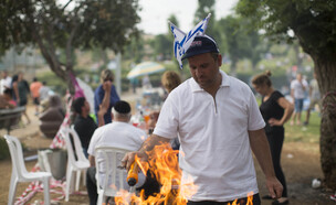 מנגל בירושלים ביום העצמאות ה-66 2014  (צילום: יונתן סינדל, פלאש 90)