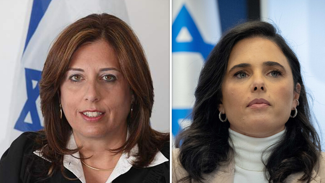 שרת הפנים איילת שקד והשופטת מיכל אגמון־גונן