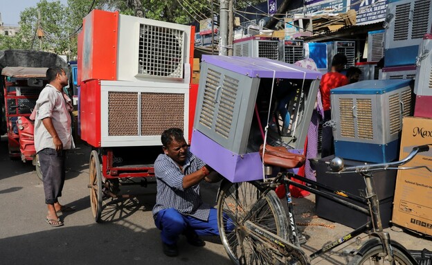 גל חום בהודו (צילום: reuters)