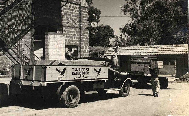 בית החרושת בירה נשר בראשון לציון 1941  (צילום: ויקיפדיה)