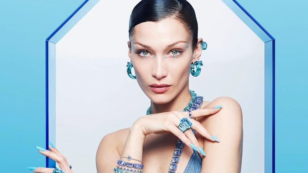 בלה חדיד סוורובסקי בלה חדיד סוורובסקי