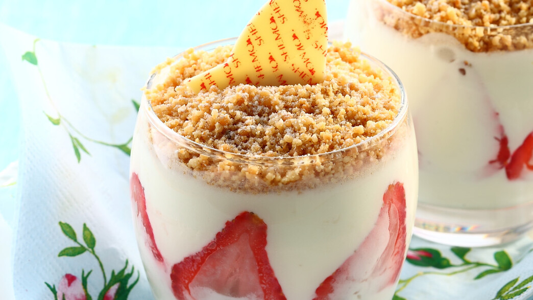 מוס גבינה בכוס