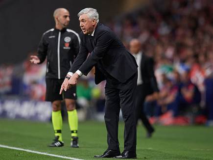 לא אהב את מה שראה, אנצ'לוטי (getty)