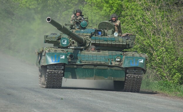 טנקי 80-T מתקדמים של רוסיה בשורות אוקראינה (צילום: 93OMBr@)