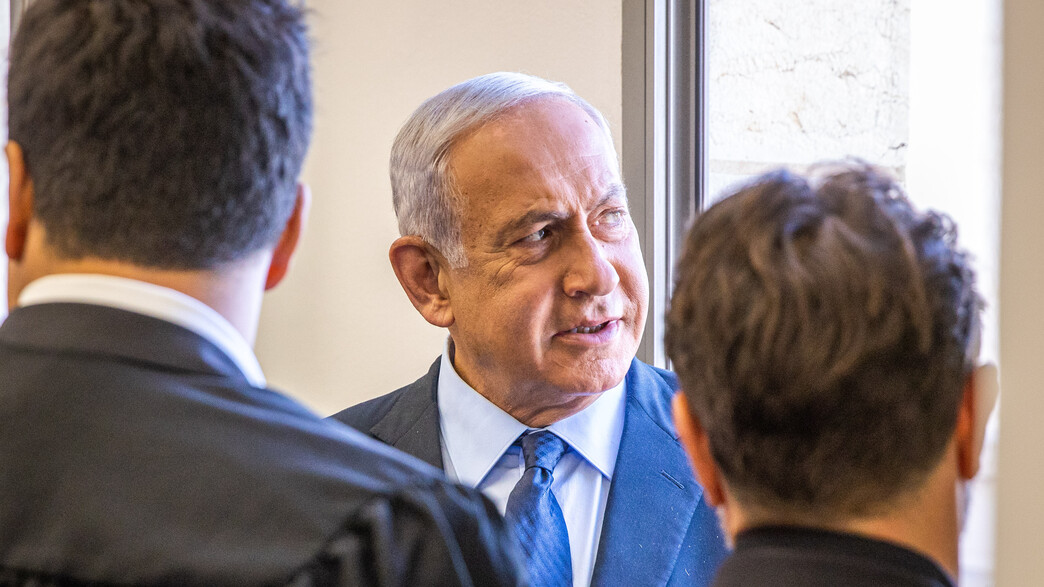 ראש האופוזיציה בנימין נתניהו בבית המשפט